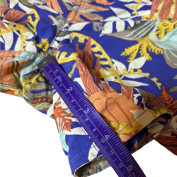 Patagonia Wavefarer Board Surf Swimwear Shorts Jurassic Ferns Violet Blue - Picture 7 of 10